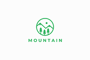 Mountain Logo template, a Branding & Logo Template by yopie (Thumbnail 1 of 3)