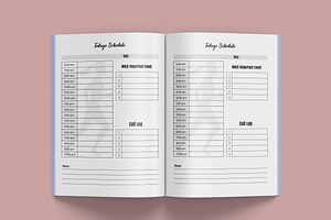 Daily Activity Journal KDP Interior