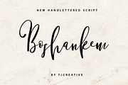 Boshankem - Script font, a Script Font by Quothron (Thumbnail 1 of 7)