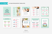 Ultimate Canva Lead Magnet Templates, a Magazine Template by Bluchic (Thumbnail 6 of 6)