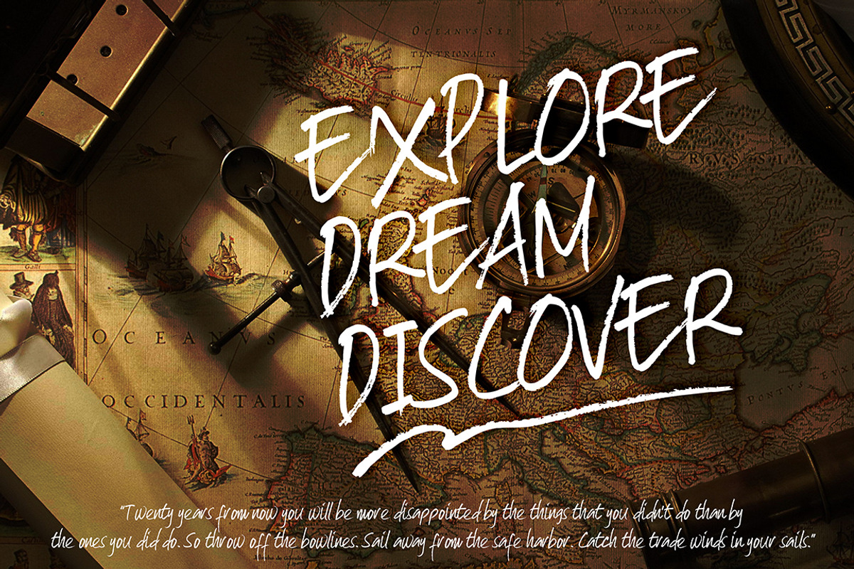 Skyfall Font preview 3