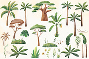 SAFARI ANIMALS Watercolor clipart, an Object Graphic by OlliArtDesign (Thumbnail 3 of 7)
