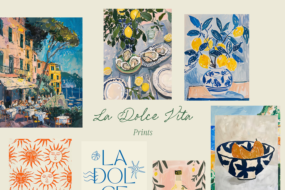LA DOLCE VITA Doodles & Prints, an Object Graphic by Lana Elanor (Photo 12 of 15)