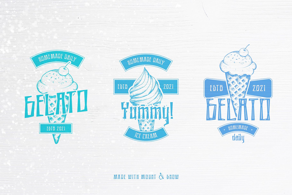 Mount and Snow Typeface, a Symbol Font by alit design (Photo 13 of 15)
