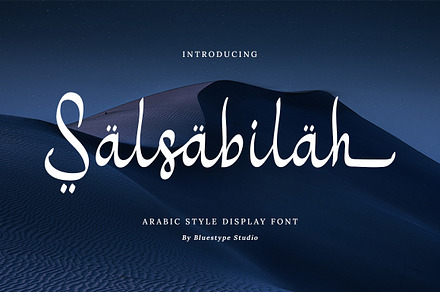 Salsabilah - Arabic Font, a Script Font by Bluestype Studio