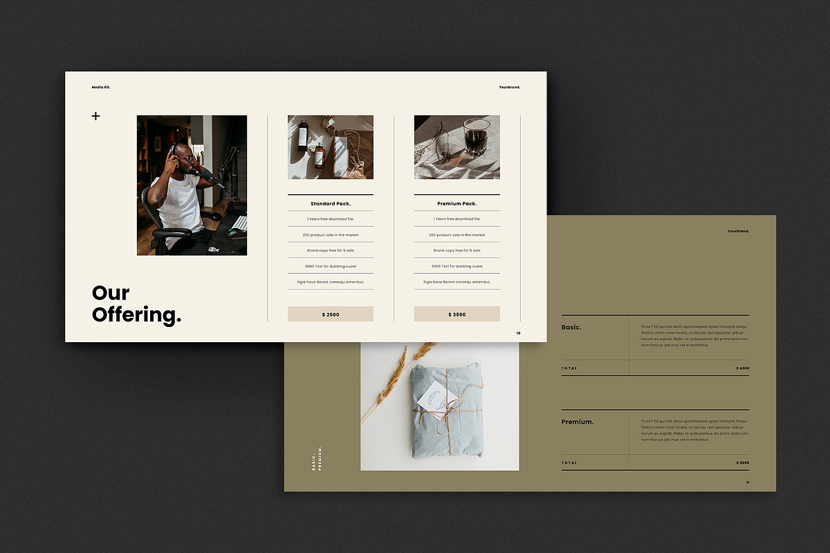 Media Kit Powerpoint Template, a Presentation Template by Occy Design (Photo 3 of 7)