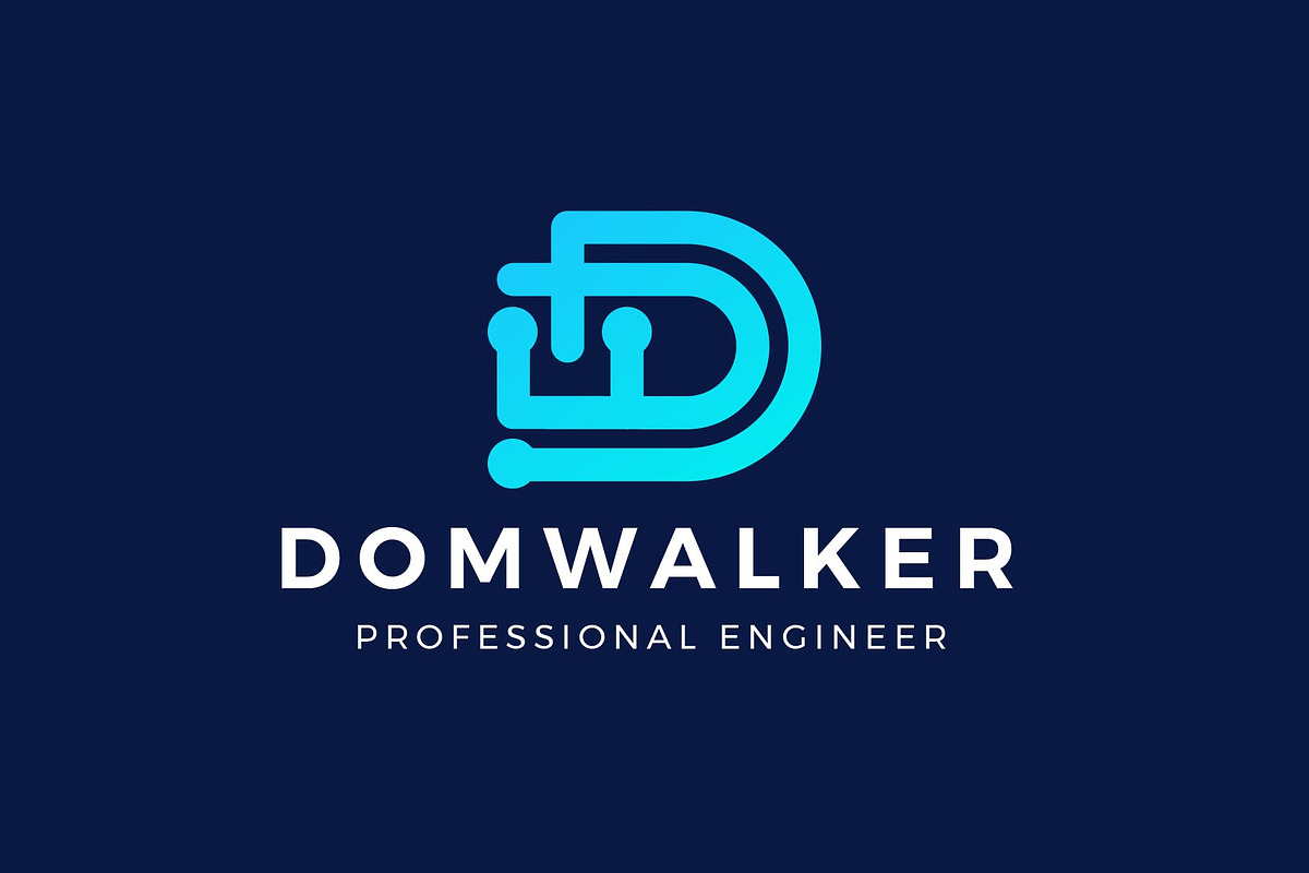 Domwalker - Letter DW Logo, a Branding & Logo Template by Rukuru Studio (Photo 1 of 2)