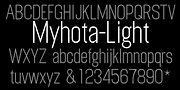 Myhota, a Sans Serif Font by Ingrimayne Type (Thumbnail 9 of 9)