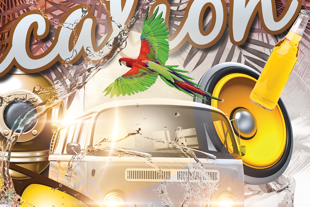 Summer Vacation Flyer, a Flyer Template by tmcom (Photo 2 of 2)