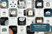 Astrologer Instagram Template Canva, a Social Media Template by Eden Origin Studio (Thumbnail 7 of 8)