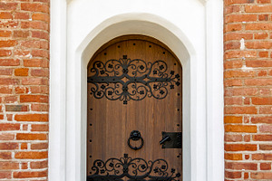 Old historic decorated doors, an Architecture Photo by BOOCYS