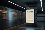 Subway Station Billboard Mockups, a Mockup by Luuqas Design (Thumbnail 7 of 11)