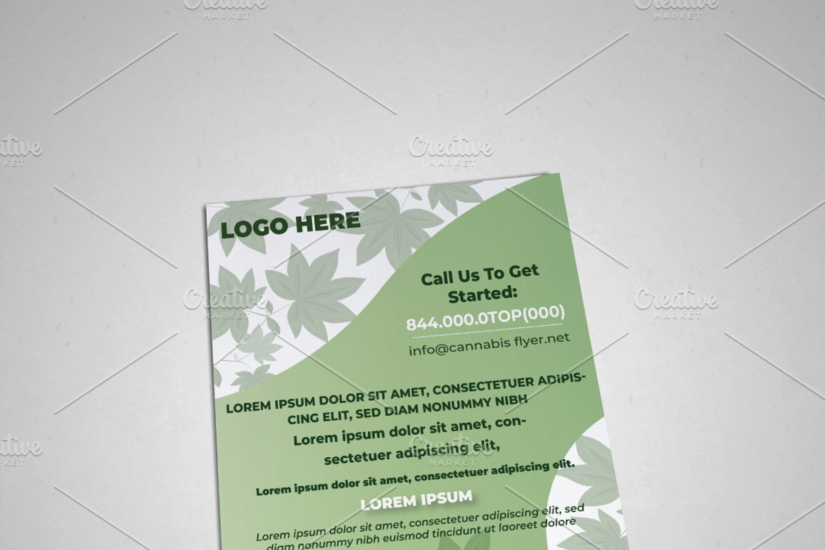 Cannabis Product Sale Flyer, a Flyer Template by FusionadCreates (Photo 2 of 2)