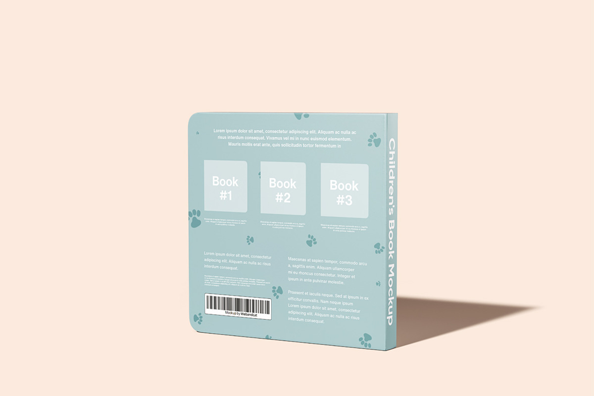 Square Book Mockup, a Books & Magazine Mockup by WebAndCat (Photo 11 of 13)