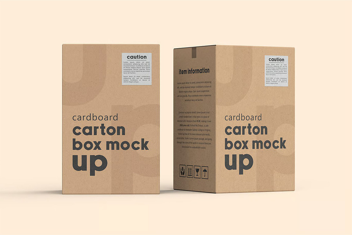 Vertical Cardboard Carton Box Mockup, a Packaging Mockup by zphotographystudio (Photo 6 of 10)