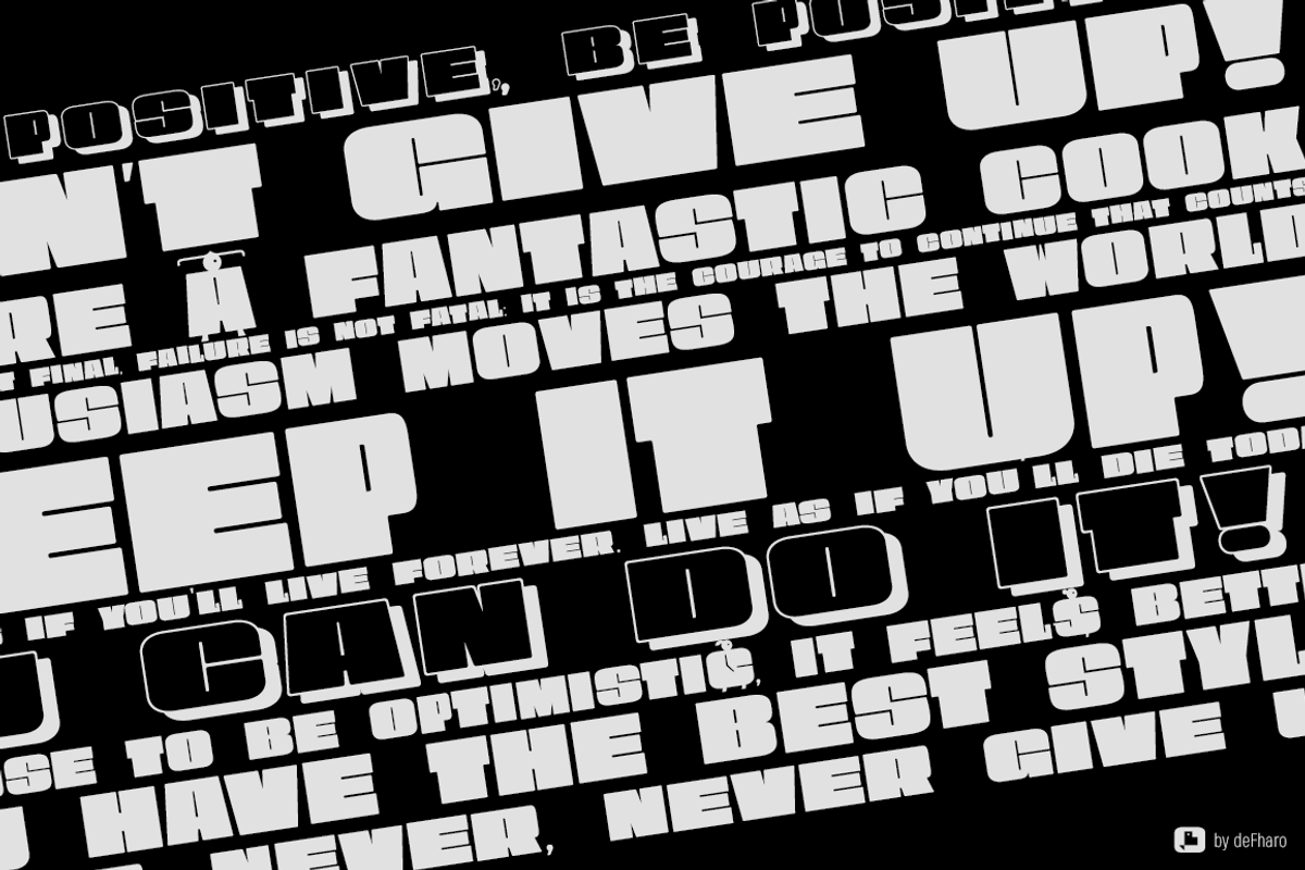 Obesum Caps -2 fonts- preview 5