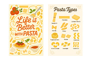Pasta Set, a Food Illustration by ananastya (Thumbnail 5 of 8)