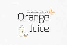 Orange Juice - Sans Serif Font