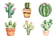 Cactus Doodle Sublimation Clipart, an Illustration by CreationArt (Thumbnail 4 of 5)