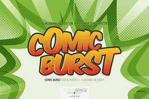 Comic Burst: Digital Paper