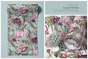 Soft Blossom Watercolor Floral Print, a Pattern Graphic by TSTUDIO (Thumbnail 7 of 10)