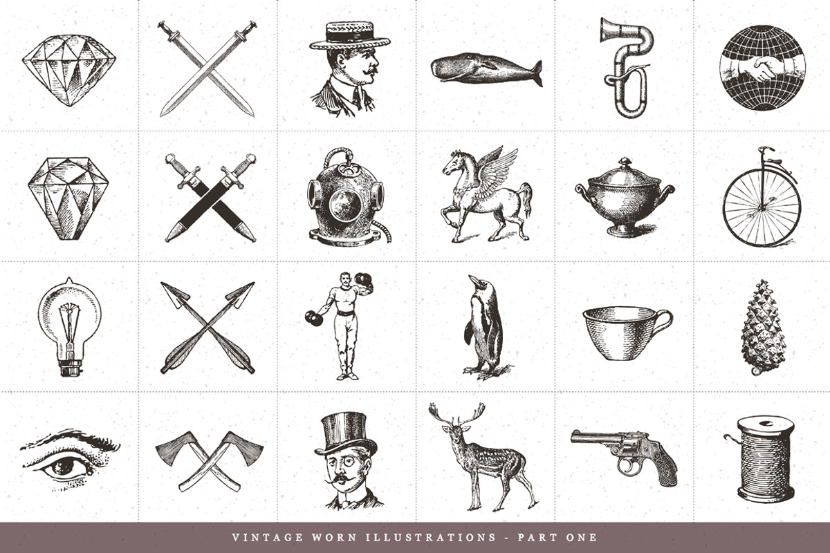 SALE! Vintage Badge and Logo Toolkit, a Branding & Logo Template by Anja Kaiser (Photo 4 of 6)