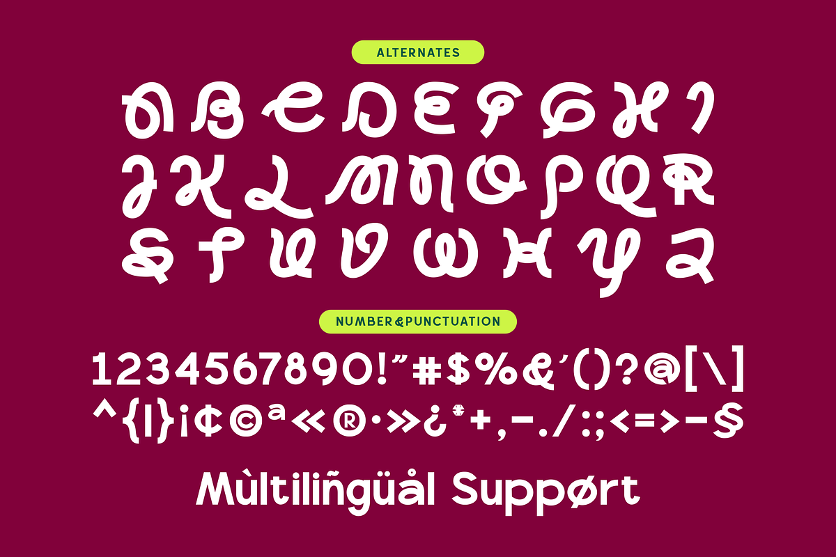 Scramble - Experimental Sans Family, a Sans Serif Font by agnyhasyastudio (Photo 16 of 17)