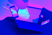 Vibrant Ultraviolet Backgrounds, a Texture Graphic by Alexander Baidin (Thumbnail 4 of 10)