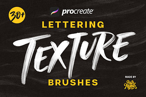 30+ Procreate Lettering Brushes