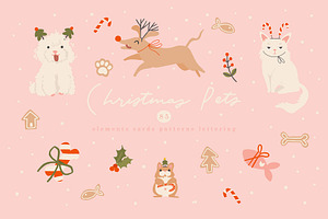 Christmas pets - dogs, cats & others, an Animal Illustration by Cute Atelier