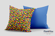 Plastic Toy Bricks Seamless Patterns, a Texture Graphic by Plaid4You (Thumbnail 5 of 11)