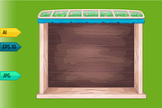 Game wooden shelf windows set, a Templates & Theme by julia_musdotter (Thumbnail 7 of 9)
