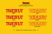 Herloit - Gaming Display Font, a Sans Serif Font by twinstd (Thumbnail 3 of 10)