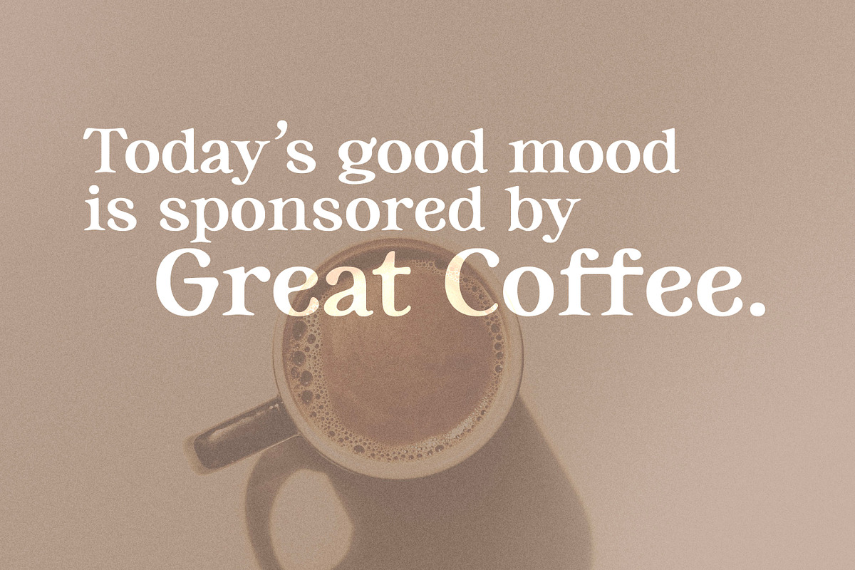 Coffee Hour | Cafe Branding Serif, a Serif Font by Parker Creative (Photo 8 of 9)
