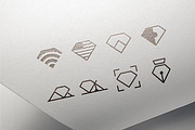 32 Brilliant Diamond Logo Templates, a Templates & Theme by Brandspark (Thumbnail 10 of 11)