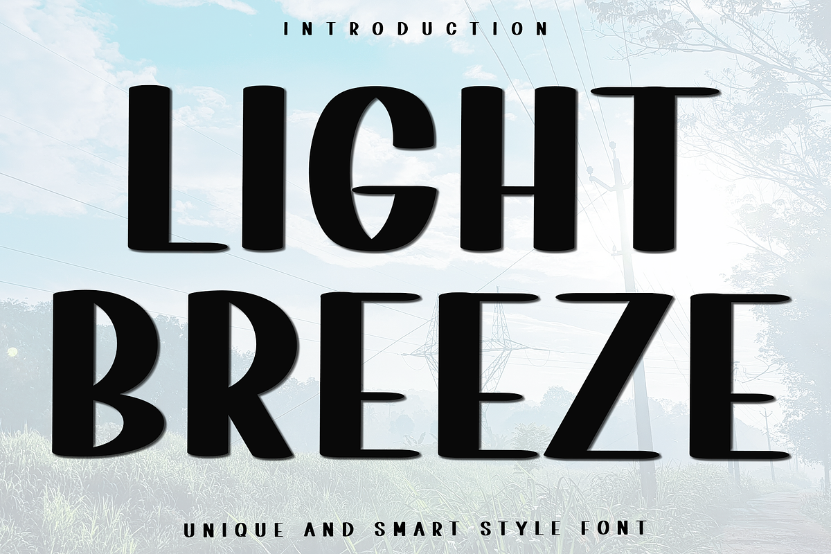 Light Breeze, a Script Font by FreshTypeINK (Photo 1 of 8)