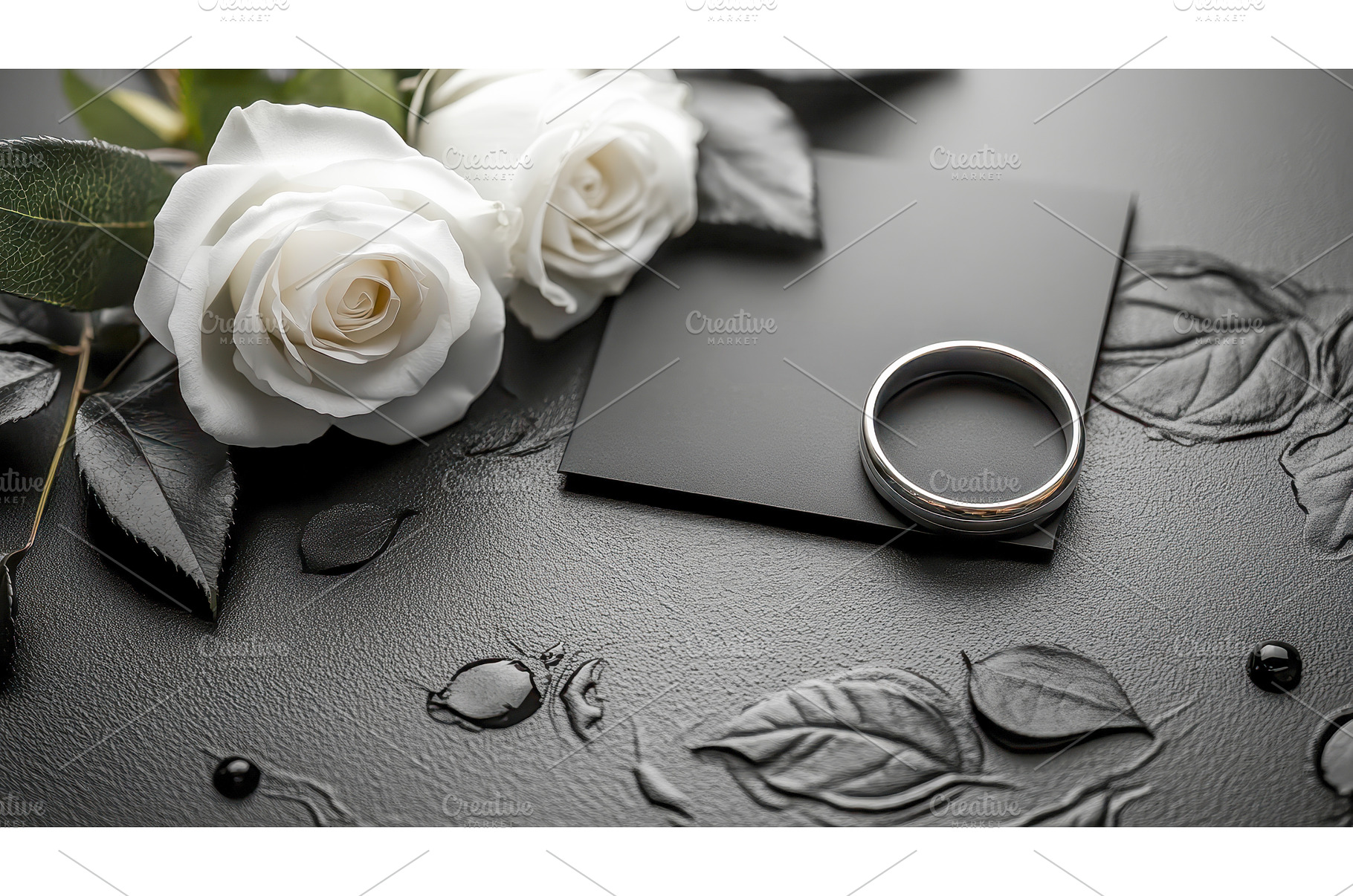 Black and white wedding concept with, a Photo by Rodica Ciorba