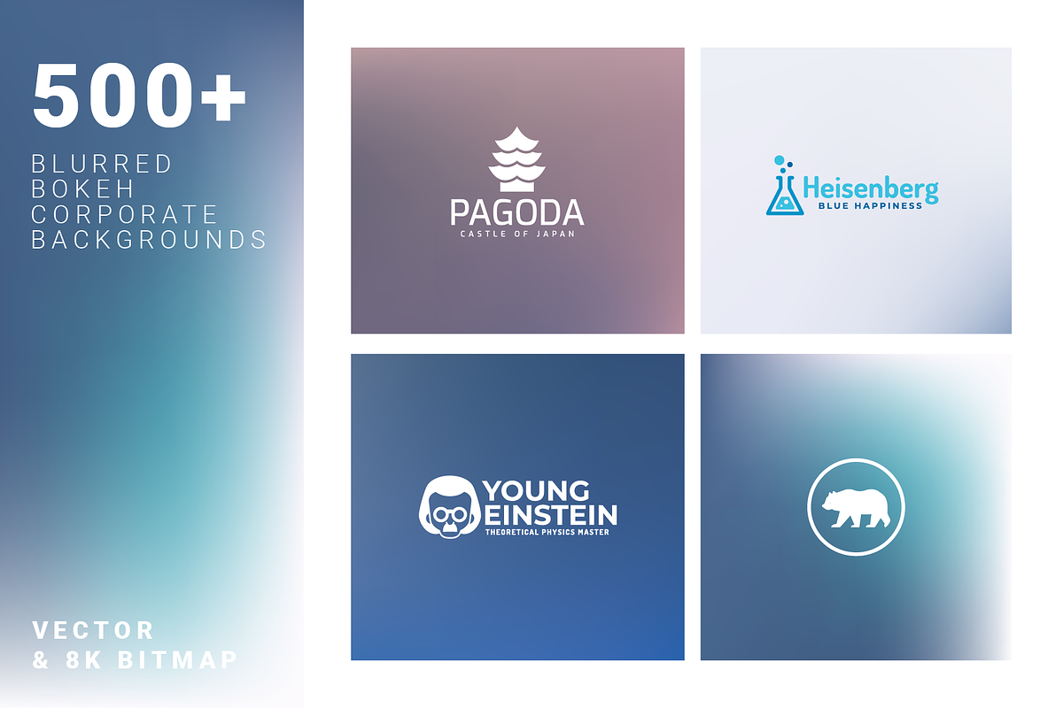 500+ Business Blurred Backgrounds, a Gradient Add-On by ToonPlanet Vector Assets (Photo 6 of 8)