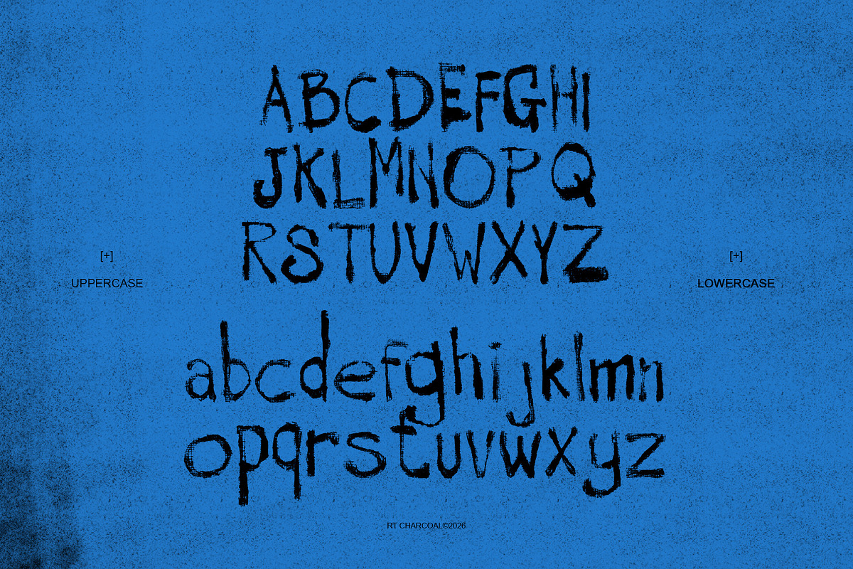RT Charcoal - Briquette Display Font, a Handwritten Font by riff.type (Photo 4 of 9)