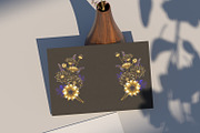 Composition of golden chrysanthemums, a Decorative Illustration by blackmoon9 (Thumbnail 2 of 3)