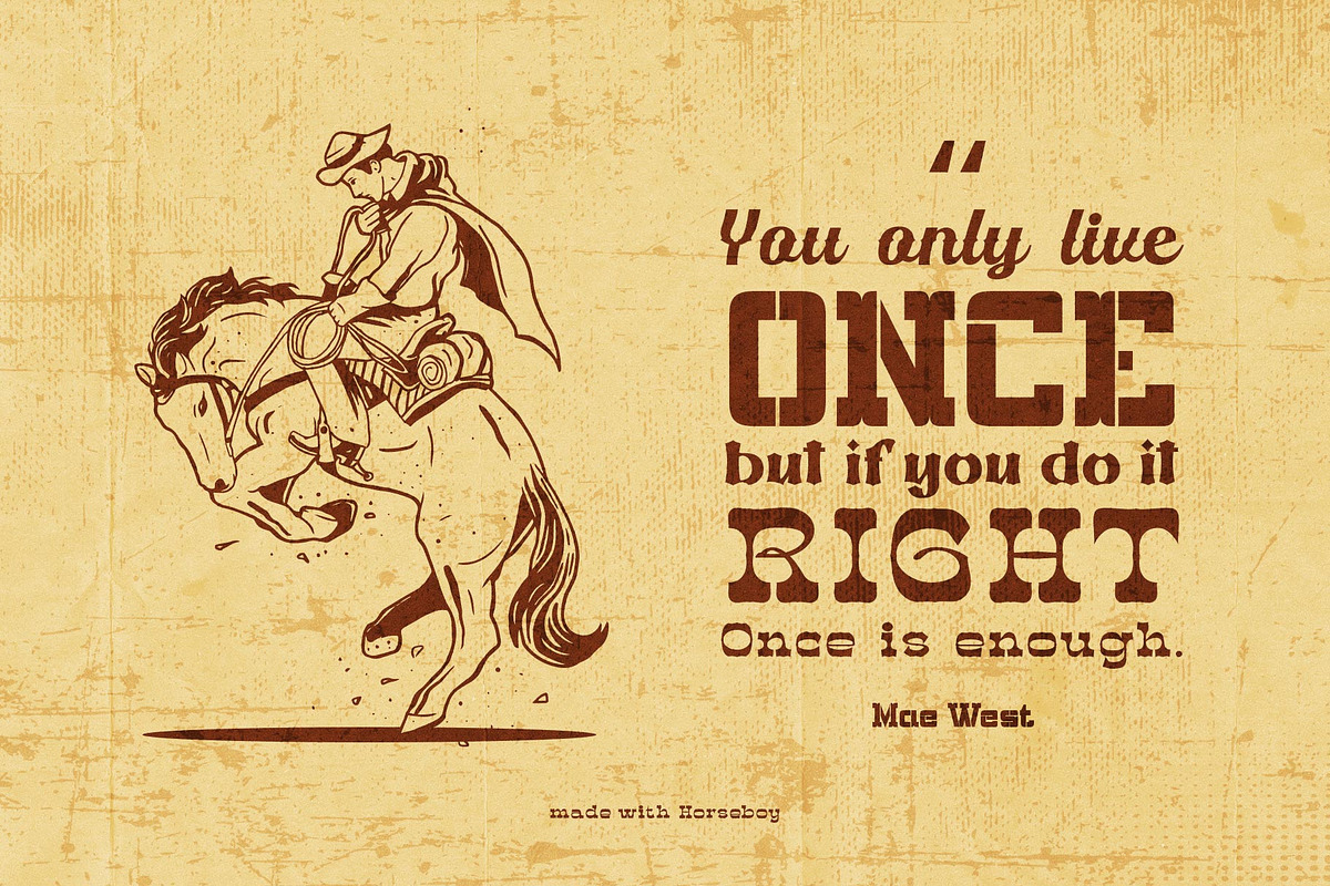 Horse Boy Typeface, a Serif Font by alit design (Photo 16 of 18)