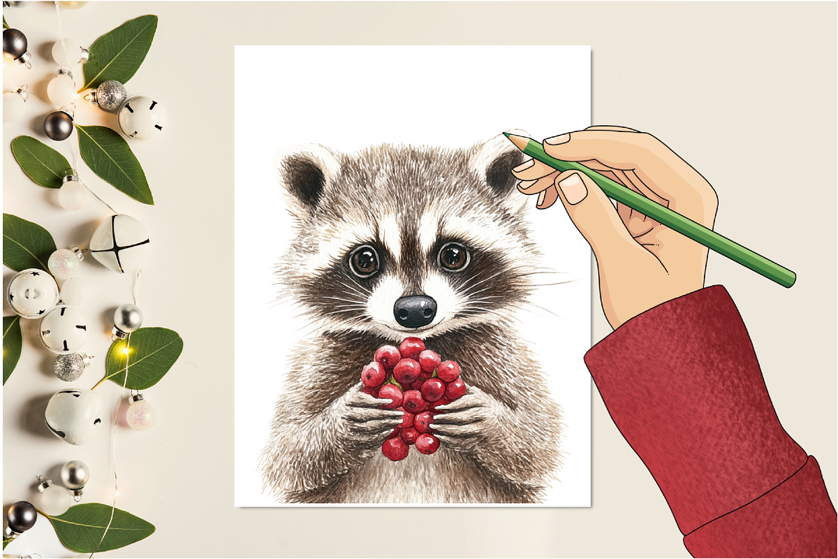 Woodland Animals Clipart, an Illustration by Design Market (Photo 5 of 5)