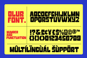 Blur - Futuristic Display Font, a Sans Serif Font by HRDR (Thumbnail 8 of 9)