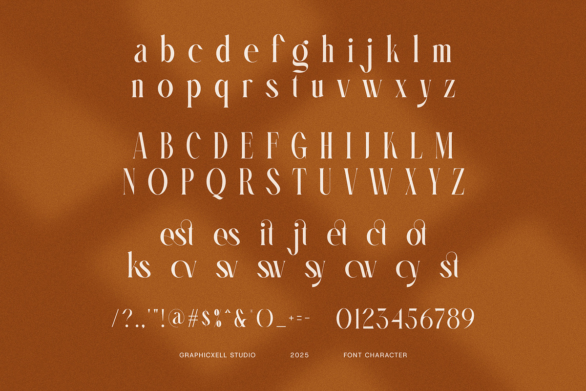 Nesty Elegant Serif Font, a Serif Font by Graphicxell (Photo 8 of 8)