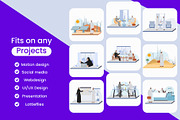 Arab Business People animation, a Templates & Theme by lottie pro (Thumbnail 10 of 11)