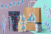 Nautical Collection | 65 elements, an Animal Illustration by Aquarellka (Thumbnail 2 of 7)