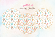 Baby girl teethers and rattles set, an Illustration by Tatiana Troian (Thumbnail 5 of 6)