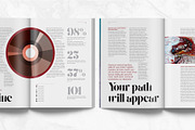 Karma Magazine Template, a Magazine Template by By Cris Convery (Thumbnail 3 of 6)