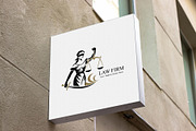 Lady Justice Law Firm Logo Design, a Branding & Logo Template by YUDesignStore (Thumbnail 2 of 9)