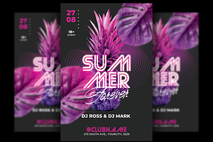 Summer Party Flyer Template, a Flyer Template by Hotpin